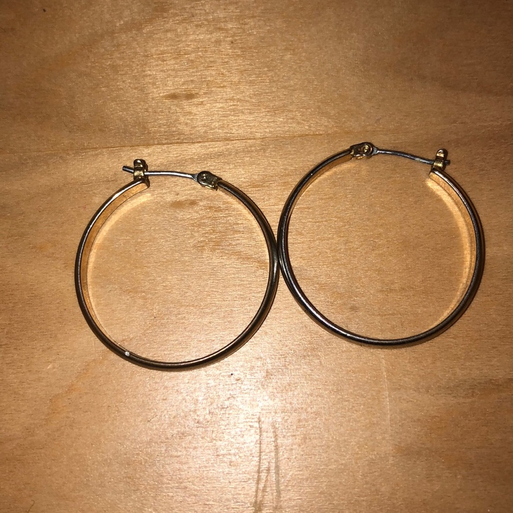 Gold and silver loops